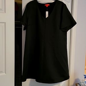 NWT Black A-line party dress